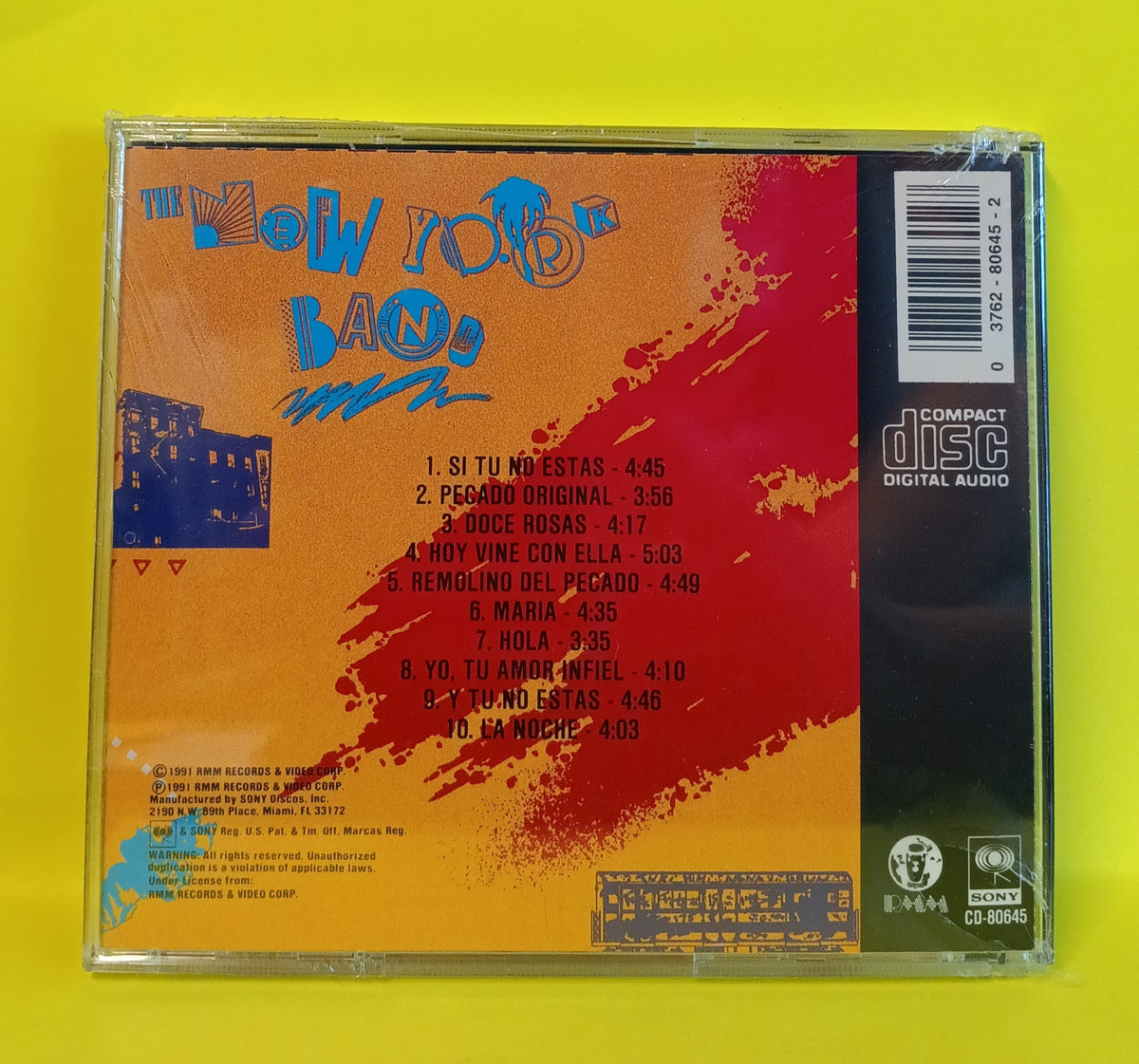 The New York Band - Self Titled - 1988 - RMMCD 1675 New - Sealed - CDs The New York Band - Self Titled - 1988 - RMMCD 1675 New - Sealed - CDs