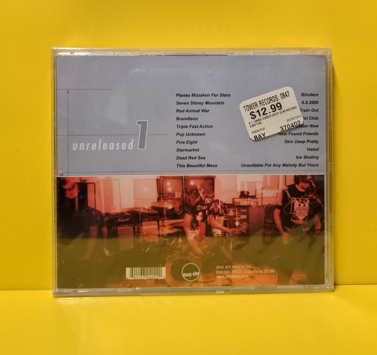 Various - Deep Elm Unreleased No. 1 - 2002 - der-402 New - Sealed - CDs Various - Deep Elm Unreleased No. 1 - 2002 - der-402 New - Sealed - CDs