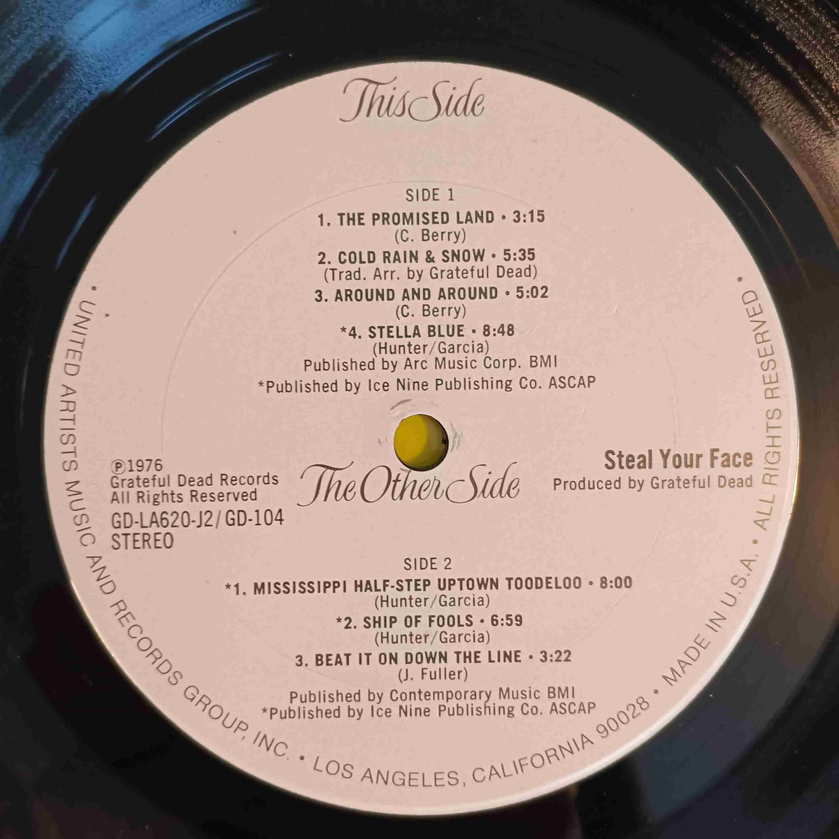 Grateful Dead - Steal Your Face - 1976 - GD-LA620-J2 GD-104 Used - VG++ - Vinyl Grateful Dead - Steal Your Face - 1976 - GD-LA620-J2 GD-104 Used - VG++ - Vinyl