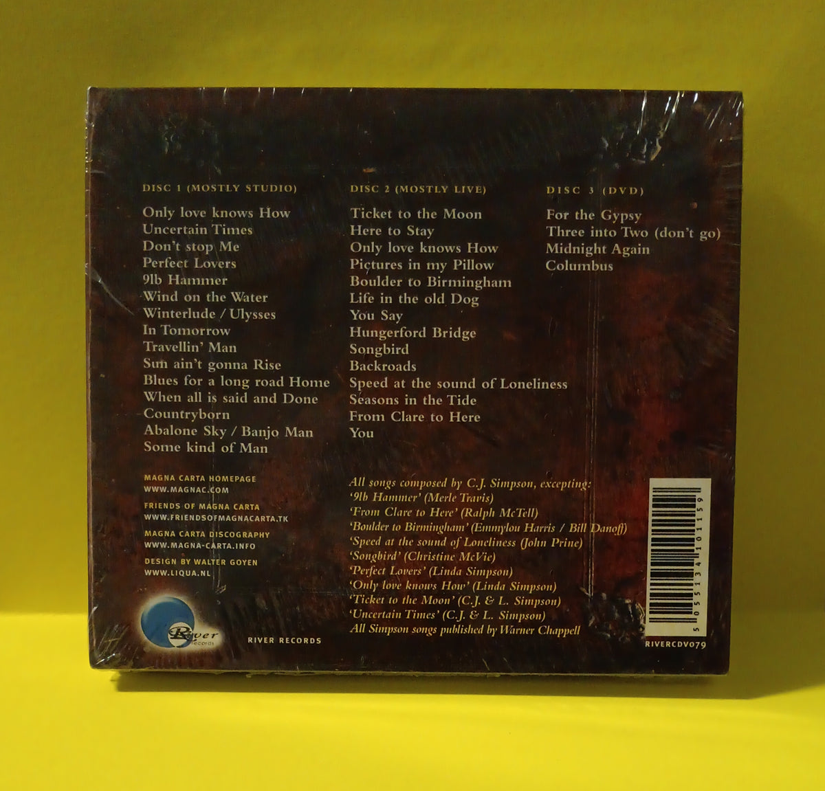 Magna Carta - In Tomorrow - 2005 - RIVERCDV079 New - Sealed - 2CD DVD Magna Carta - In Tomorrow - 2005 - RIVERCDV079 New - Sealed - 2CD DVD