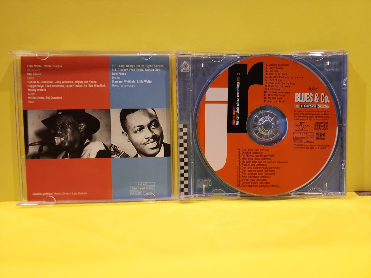 Jimmy Rogers - The Complete Chess Recording Vol.2 - 1997 - New - NM - CDs Jimmy Rogers - The Complete Chess Recording Vol.2 - 1997 - New - NM - CDs