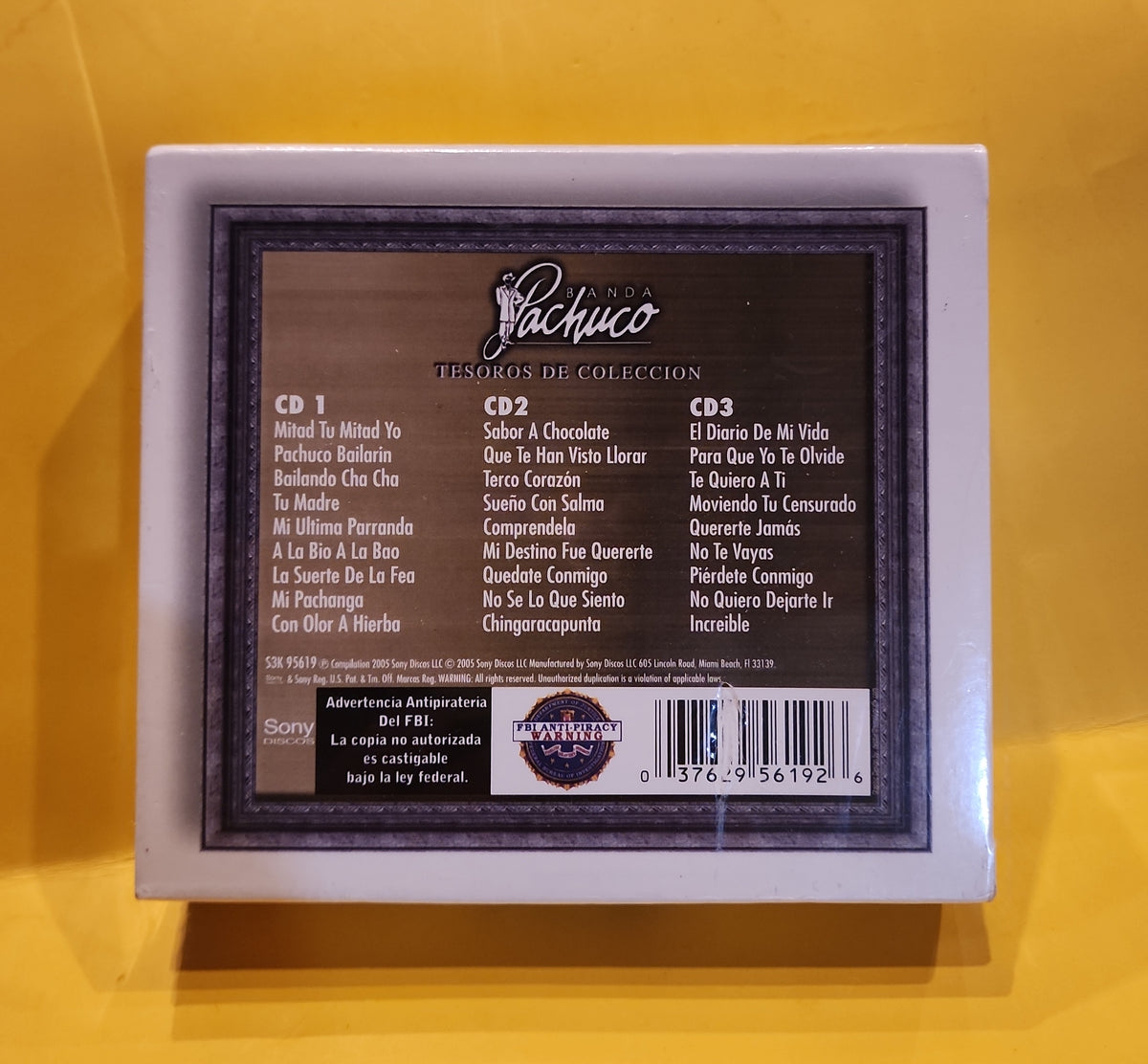 Banda Pachuro - Tesoro de Coleccion - 2005 - S3K 95619 New - Sealed - CDs Banda Pachuro - Tesoro de Coleccion - 2005 - S3K 95619 New - Sealed - CDs