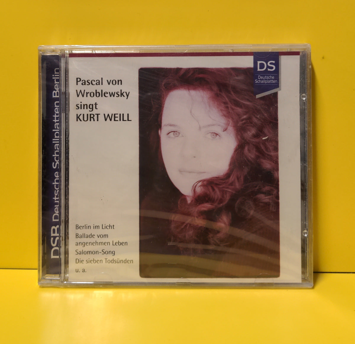 Pascal von Wroblewsky, Kurt Weill - Pascal von Wroblewsky Singt Kurt Weill - 1996 - DS 1048-2 New - Sealed - CDs Pascal von Wroblewsky, Kurt Weill - Pascal von Wroblewsky Singt Kurt Weill - 1996 - DS 1048-2 New - Sealed - CDs