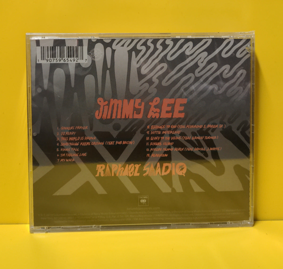 Raphael Saadiq - Jimmy Lee - 2019 - 19075965492 New - Sealed - CDs Raphael Saadiq - Jimmy Lee - 2019 - 19075965492 New - Sealed - CDs