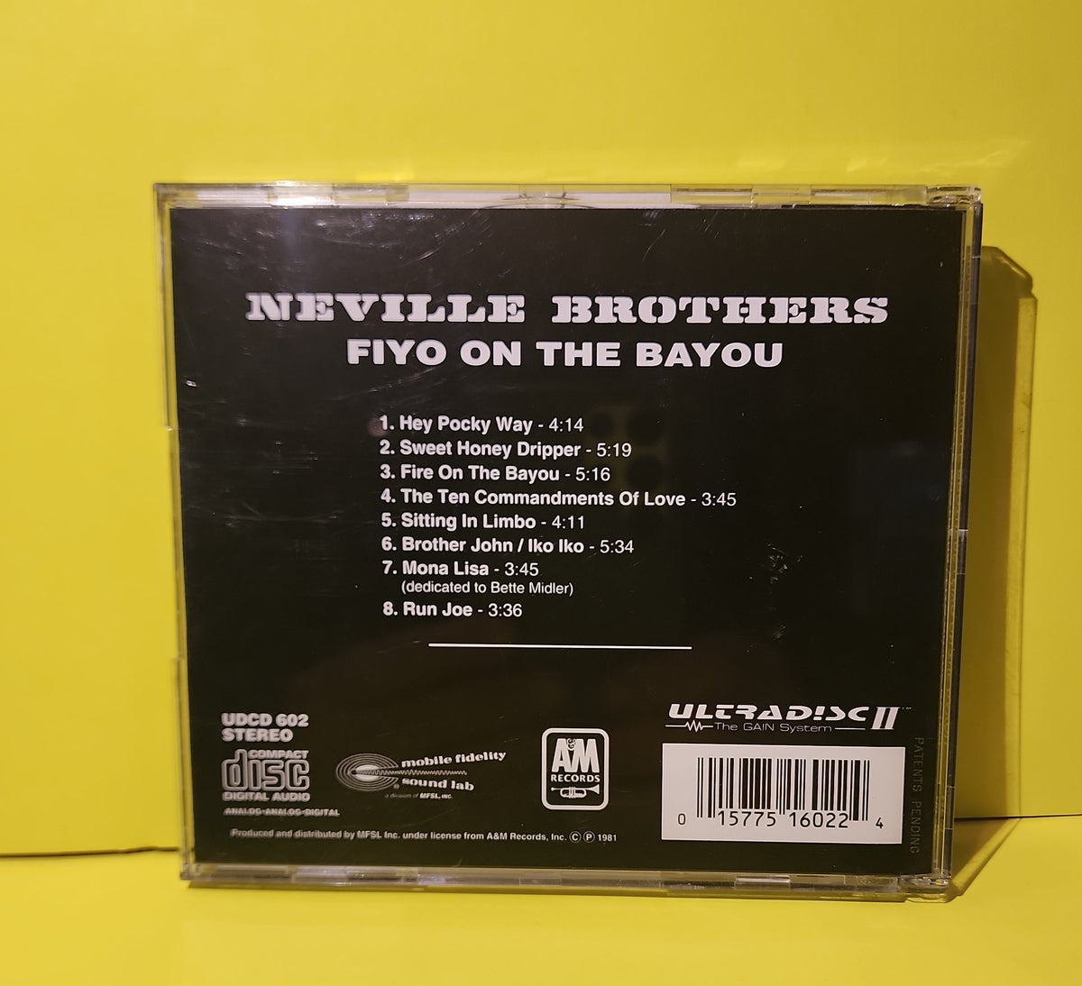 Neville Brothers - Fiyo On The Bayou - 1994 - UDCD 602 Used - NM - CDs Neville Brothers - Fiyo On The Bayou - 1994 - UDCD 602 Used - NM - CDs