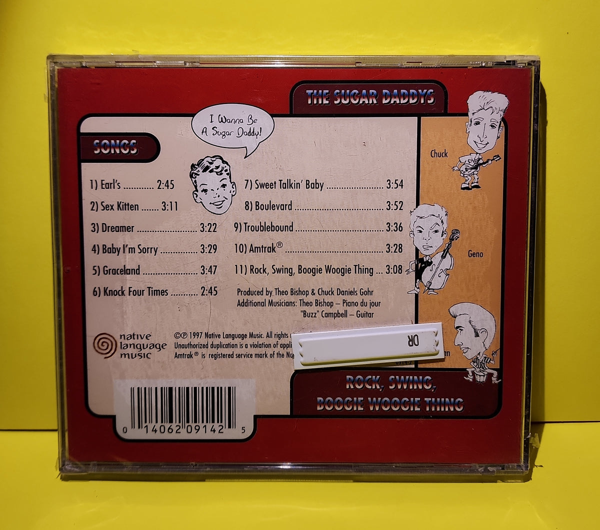 The Sugar Daddys - Rock, Swing, Boogie Woogie Thing - 1997 - 0914-2 New - Sealed - CDs The Sugar Daddys - Rock, Swing, Boogie Woogie Thing - 1997 - 0914-2 New - Sealed - CDs