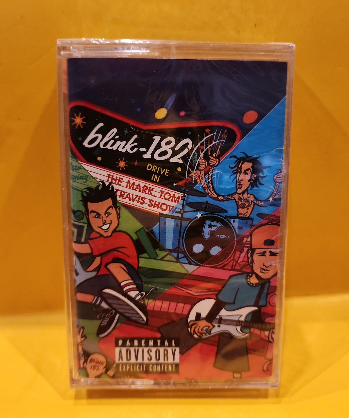 Blink-182 - The Mark, Tom And Travis Show (The Enema Strikes Back!) - 2000 - 088112379-4 New - Sealed - cassettes Blink-182 - The Mark, Tom And Travis Show (The Enema Strikes Back!) - 2000 - 088112379-4 New - Sealed - cassettes