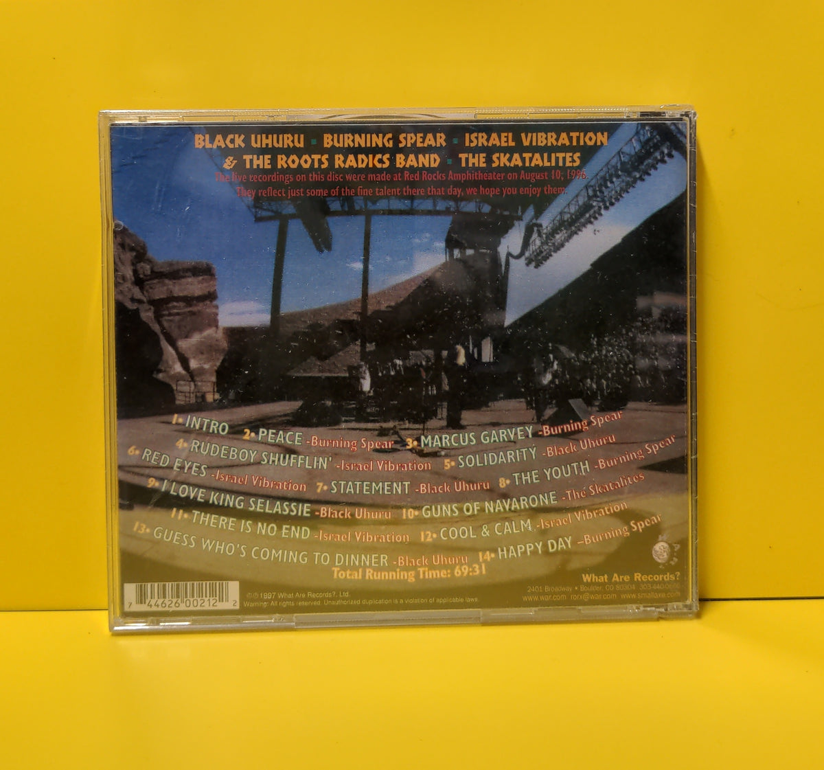Various - Rorx: 10th Annual Reggae On The Rocks - 1997 - WAR 60021-2 New - Sealed - CDs Various - Rorx: 10th Annual Reggae On The Rocks - 1997 - WAR 60021-2 New - Sealed - CDs