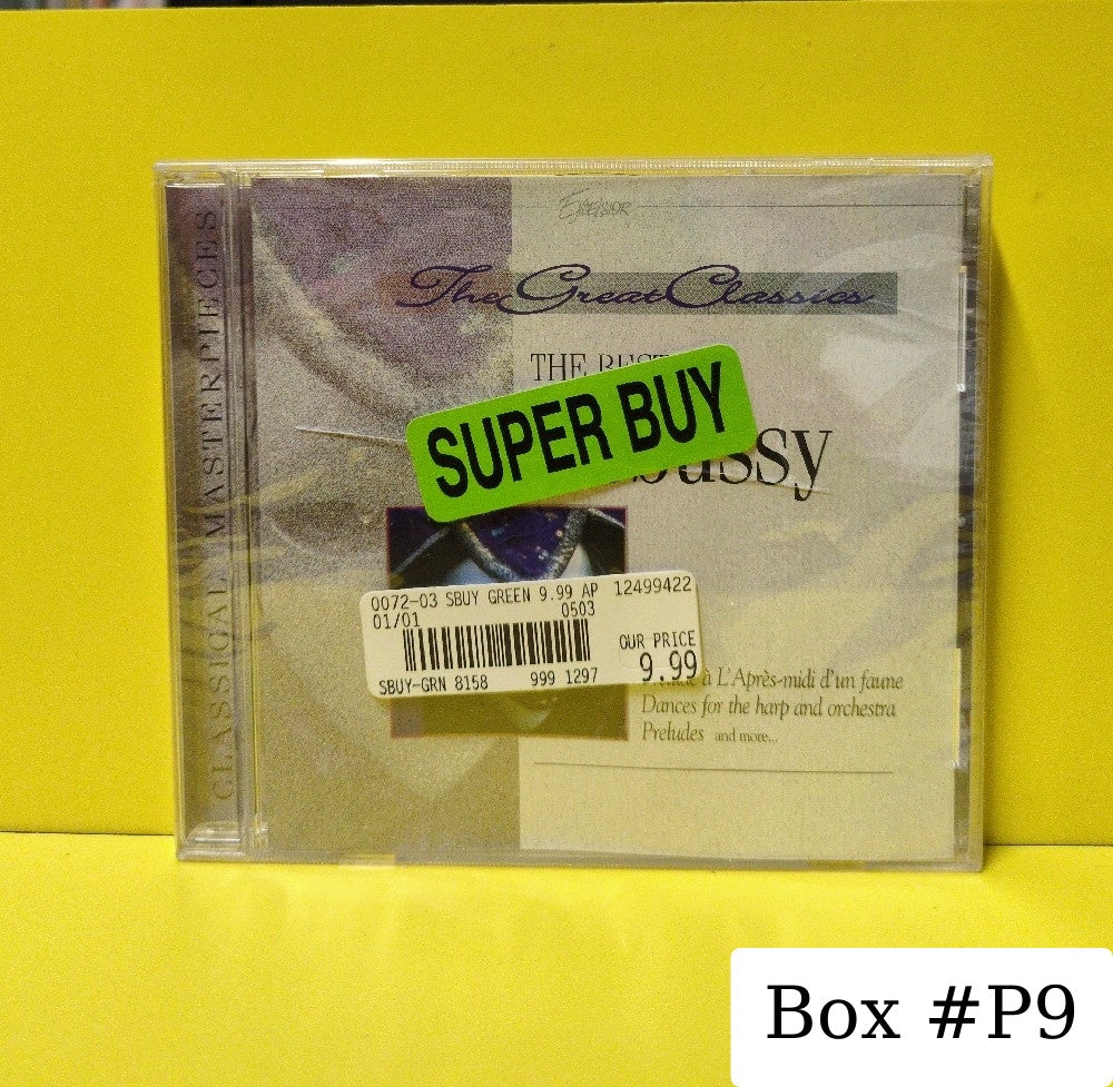 Claude Debussy, Tbilisi Symphony Orchestra, Vakhtang Kakhidze, David Odselashvilli, Marina Diasamidze, Andrei Ivanovich, Eliso Bolkvadze - The Best Of Debussy - 1998 - EXL-31138 - New - Sealed - CDs Claude Debussy, Tbilisi Symphony Orchestra, Vakhtang Kakhidze, David Odselashvilli, Marina Diasamidze, Andrei Ivanovich, Eliso Bolkvadze - The Best Of Debussy - 1998 - EXL-31138 - New - Sealed - CDs