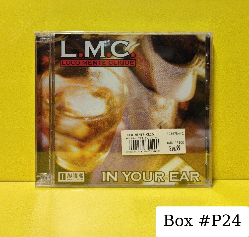 L.C.M. Loco Mente Clique - In Your Ear - 2004 - 5550777 - New - Sealed - CDs - 2xCD L.C.M. Loco Mente Clique - In Your Ear - 2004 - 5550777 - New - Sealed - CDs - 2xCD
