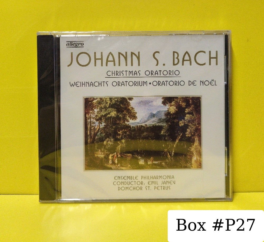 Johann S. Bach, Ensemble Philharmonia, Emil Janev, Domchor St. Petrus - Christmas Oratorio (Highlights) - 2004 - 21056 - New - Sealed - CDs - European Import Johann S. Bach, Ensemble Philharmonia, Emil Janev, Domchor St. Petrus - Christmas Oratorio (Highlights) - 2004 - 21056 - New - Sealed - CDs - European Import