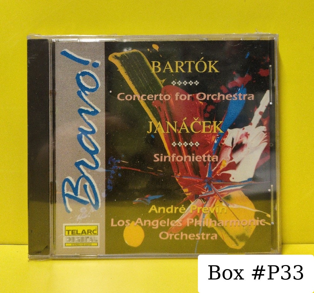 Bartók / Janáček, Andre Previn, Los Angeles Philharmonic Orchestra - Concerto For Orchestra / Sinfonietta - 1994 - CD-82010 - New - Sealed - CDs - Reissue Bartók / Janáček, Andre Previn, Los Angeles Philharmonic Orchestra - Concerto For Orchestra / Sinfonietta - 1994 - CD-82010 - New - Sealed - CDs - Reissue