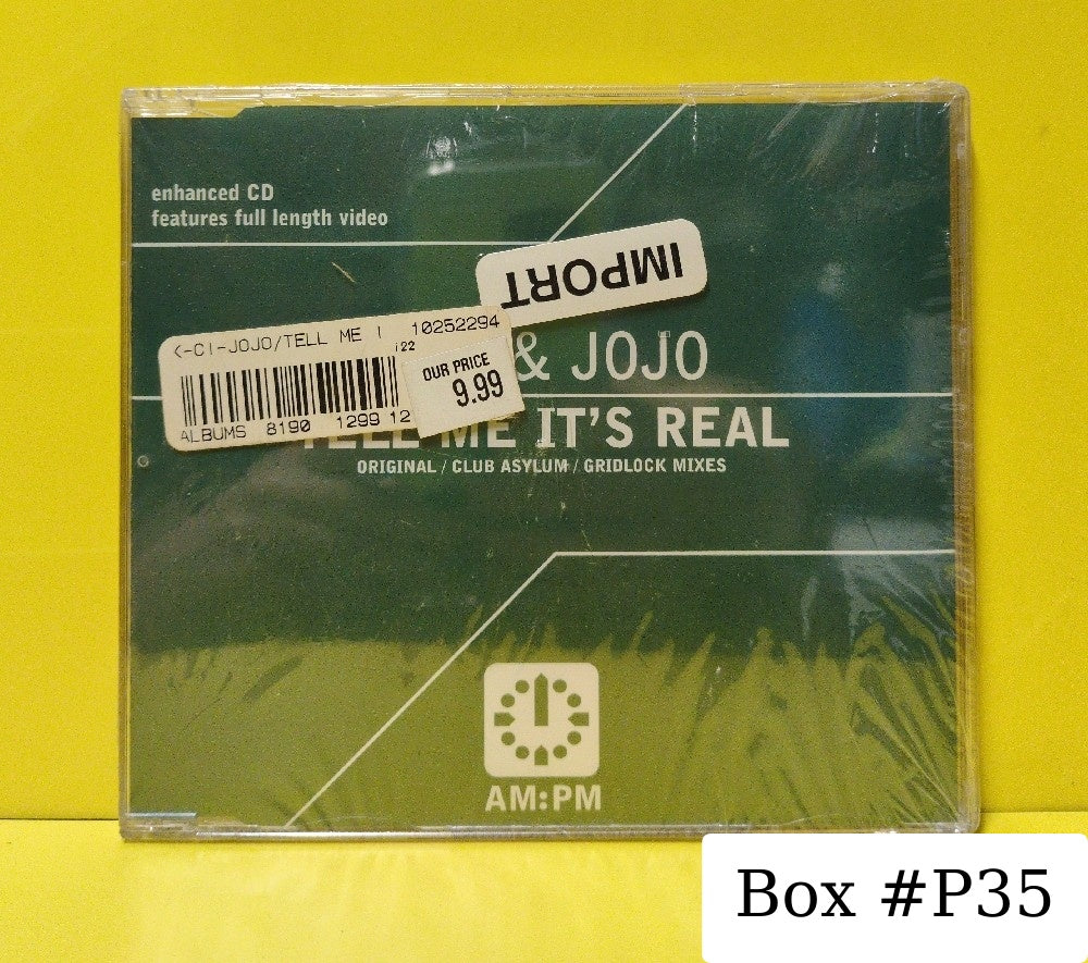 K-Ci & JoJo - Tell Me It's Real - 2000 - CDAMPM135 - New - Sealed - CDs - CD Single - UK Import K-Ci & JoJo - Tell Me It's Real - 2000 - CDAMPM135 - New - Sealed - CDs - CD Single - UK Import