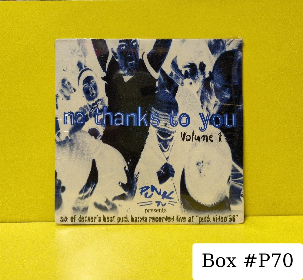 Various - No Thanks To You Volume 1 - 1997 - New - Sealed - CDs Various - No Thanks To You Volume 1 - 1997 - New - Sealed - CDs