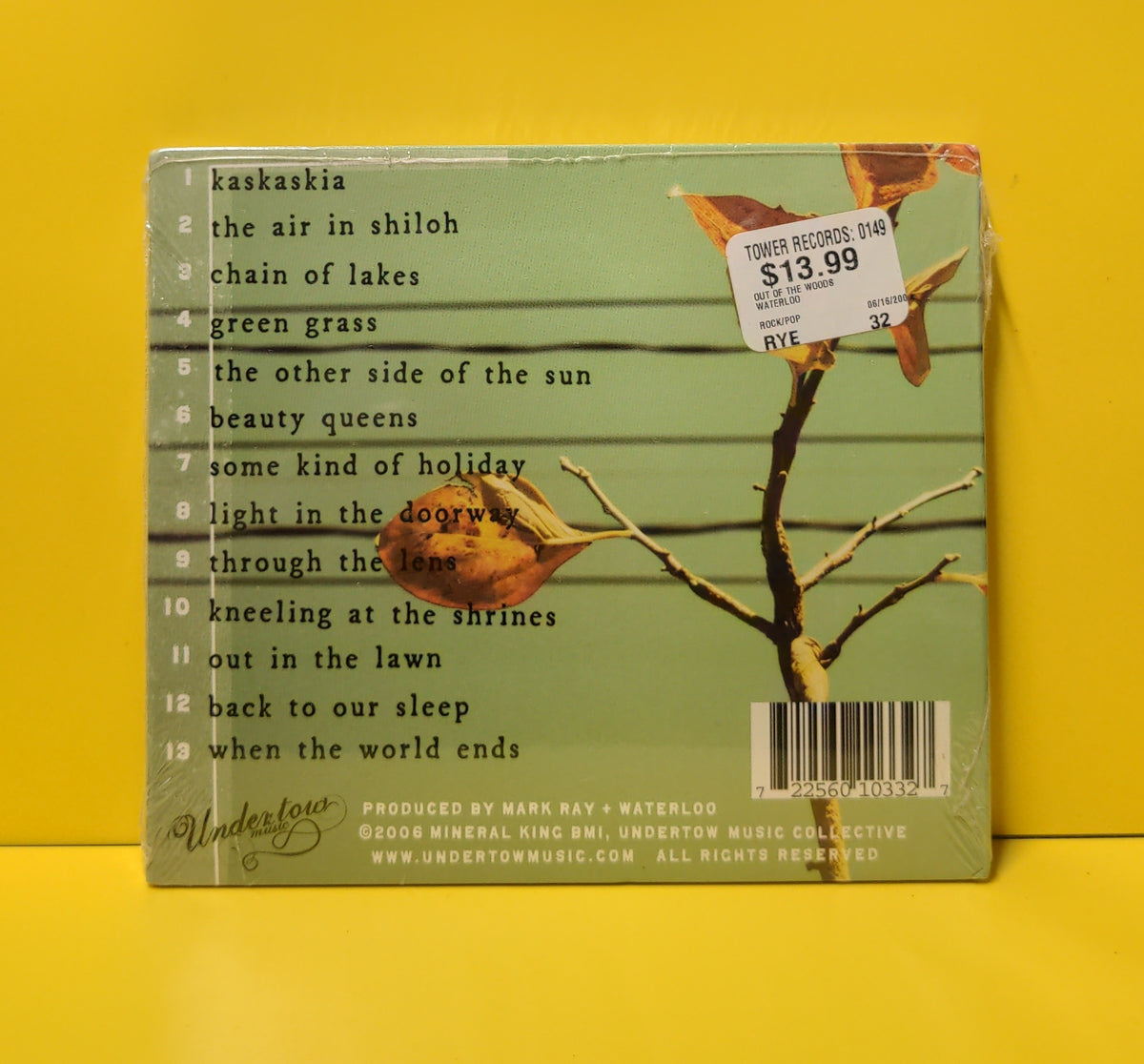 Waterloo - Out Of The Woods - 2006 - UNDERTOW CD032 New - Sealed - CDs Waterloo - Out Of The Woods - 2006 - UNDERTOW CD032 New - Sealed - CDs