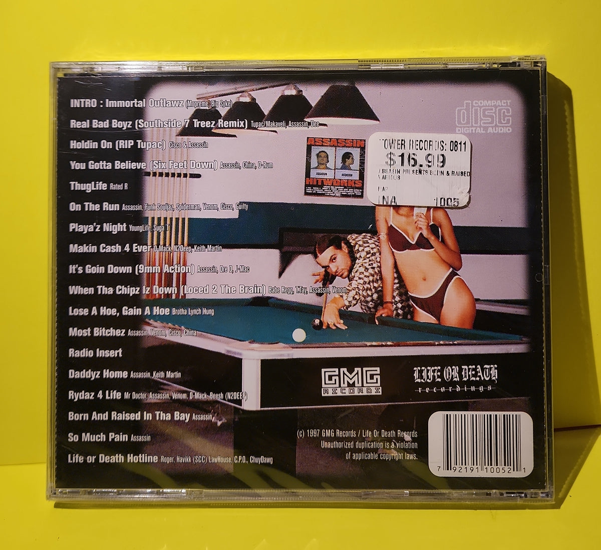 Assassin (3) - Born And Raised In The Bay - 1997 - GMG 1005 New - Sealed - CDs Assassin (3) - Born And Raised In The Bay - 1997 - GMG 1005 New - Sealed - CDs