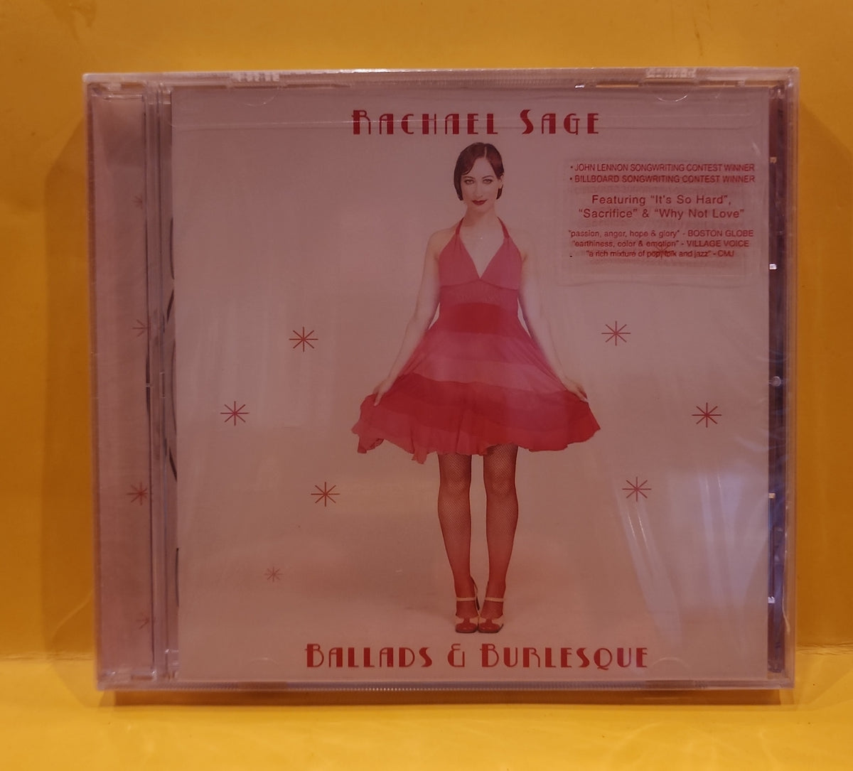 Rachael Sage - Ballads & Burlesque - 2004 - MP8181-2 New - Sealed - CDs Rachael Sage - Ballads & Burlesque - 2004 - MP8181-2 New - Sealed - CDs