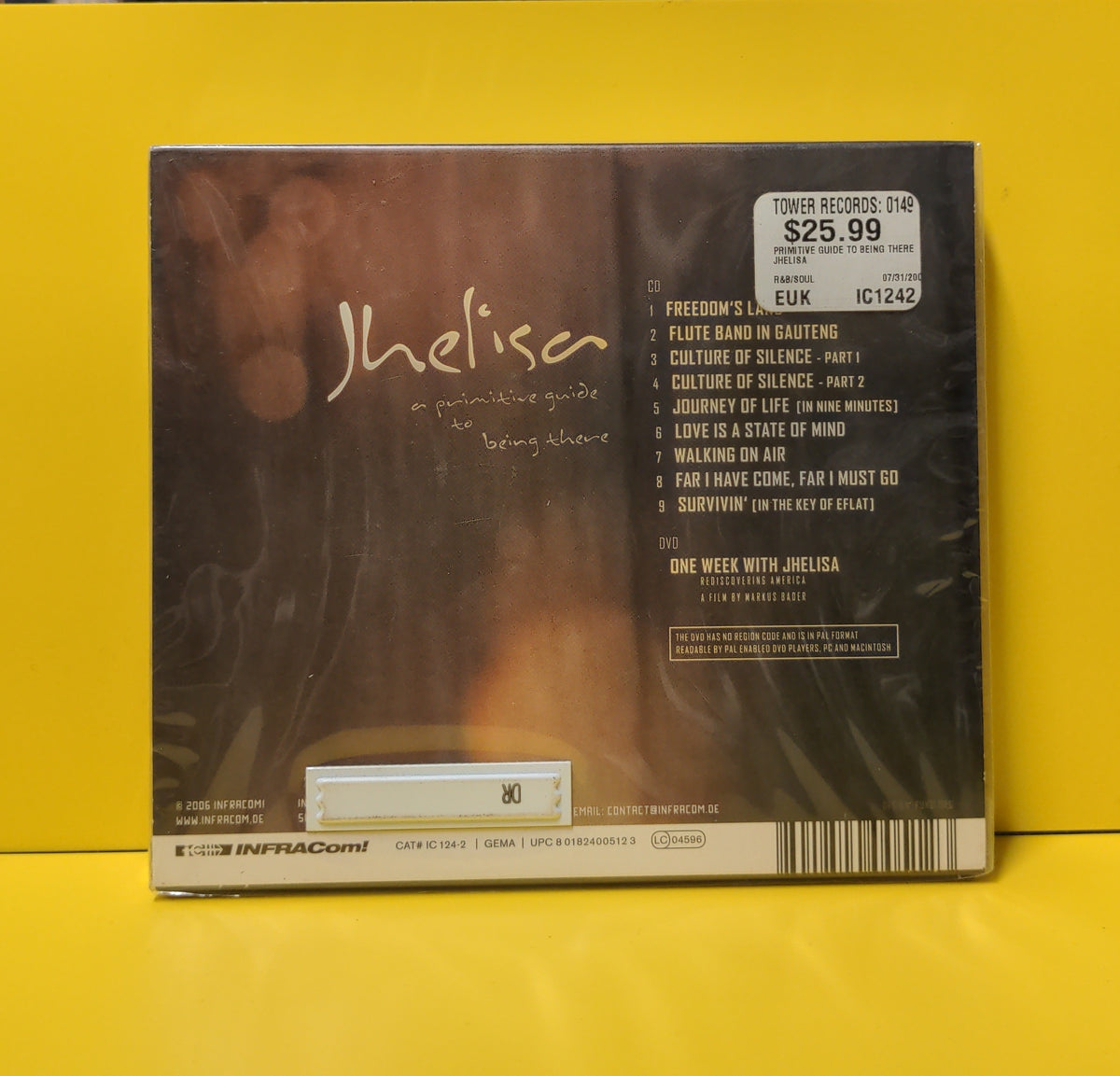 Jhelisa - A Primitive Guide To Being There - 2006 - IC 124-2 New - Sealed - CDs Jhelisa - A Primitive Guide To Being There - 2006 - IC 124-2 New - Sealed - CDs