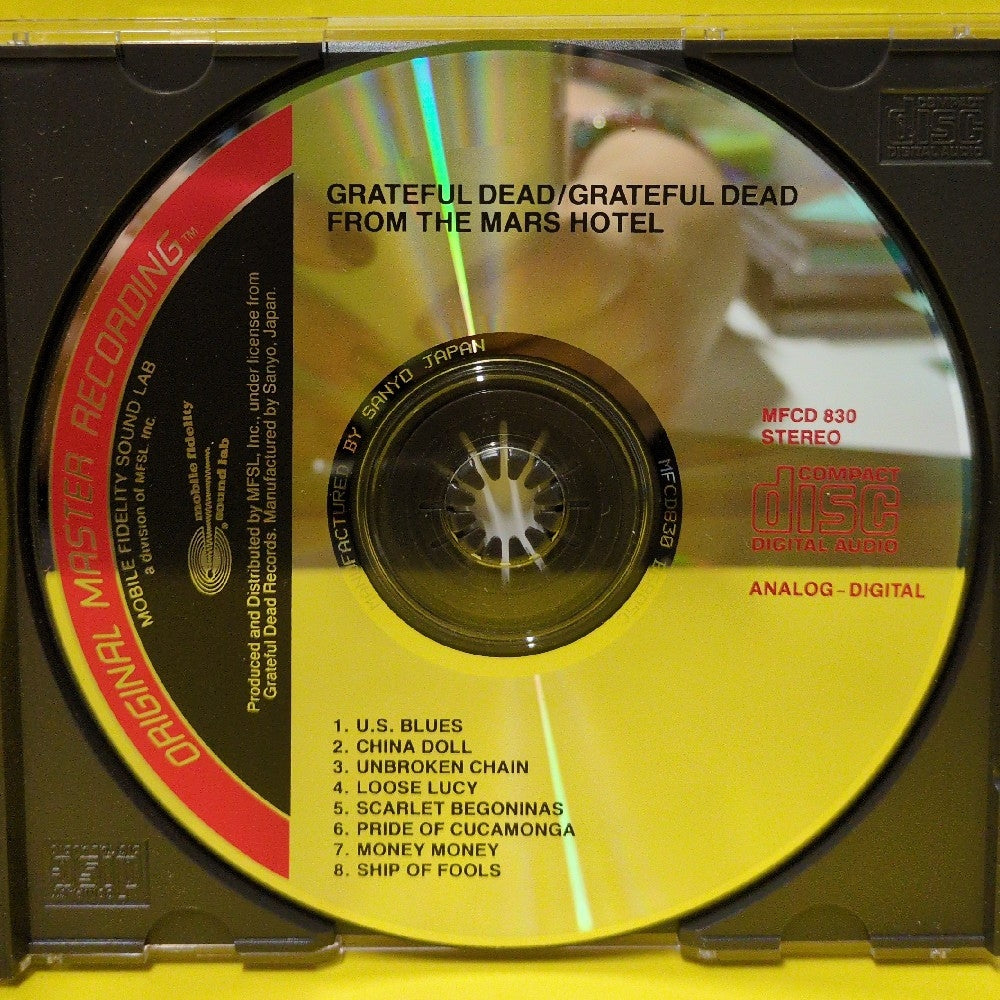 Grateful Dead - From The Mars Hotel - 1985 - MFCD 830 - Used - VG++ - CDs - Reissue - Remastered Grateful Dead - From The Mars Hotel - 1985 - MFCD 830 - Used - VG++ - CDs - Reissue - Remastered