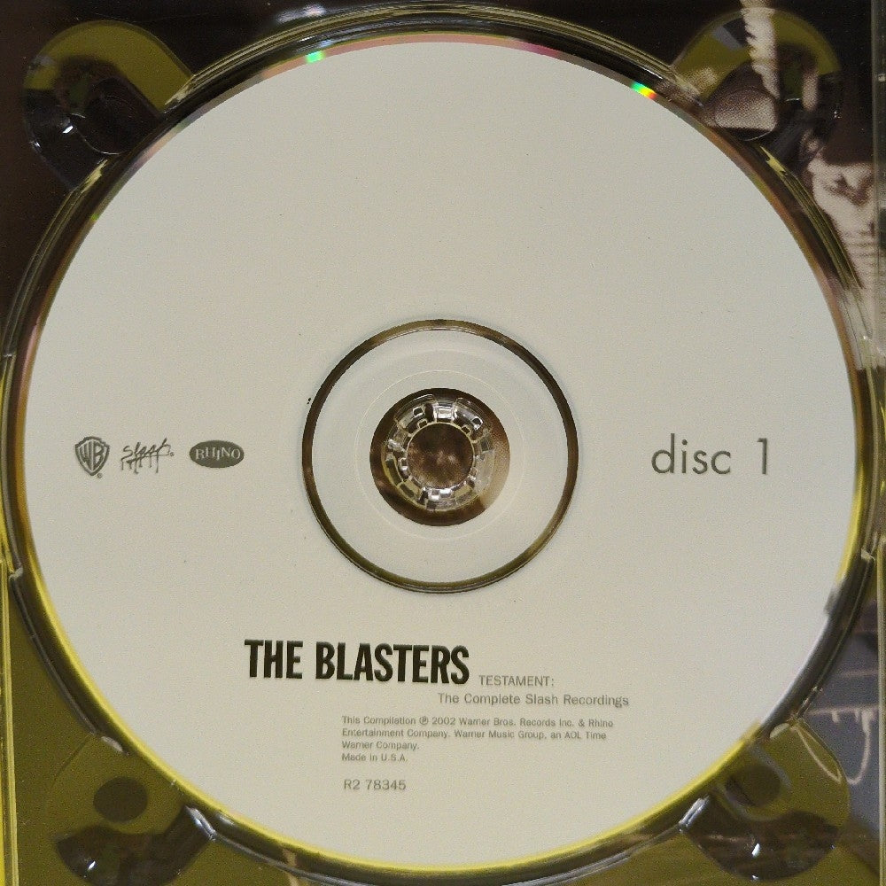 The Blasters - Testament (The Complete Slash Recordings) - 2002 - R2 78345 - Used - EX - CDs - 2xCD - Remastered The Blasters - Testament (The Complete Slash Recordings) - 2002 - R2 78345 - Used - EX - CDs - 2xCD - Remastered
