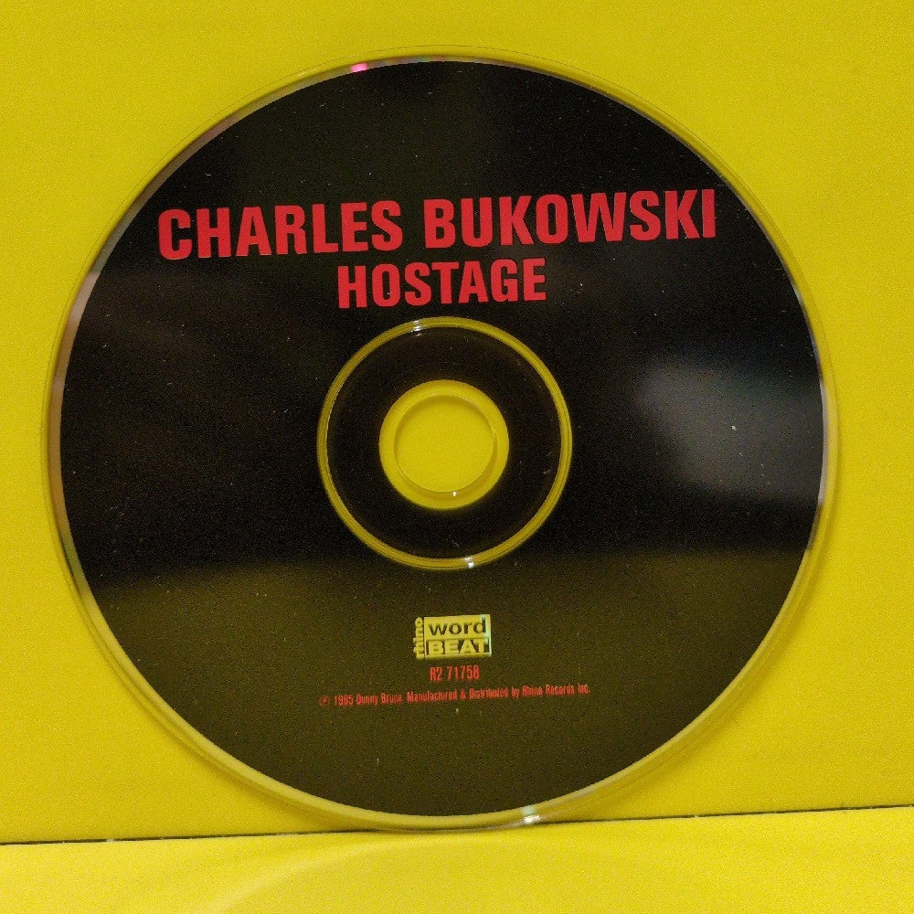 Charles Bukowski - Hostage / Poems And Insults - 1994-1996 - R2 71758 / GM08CD - Used - VG++ - CDs 2xCD Set Charles Bukowski - Hostage / Poems And Insults - 1994-1996 - R2 71758 / GM08CD - Used - VG++ - CDs 2xCD Set