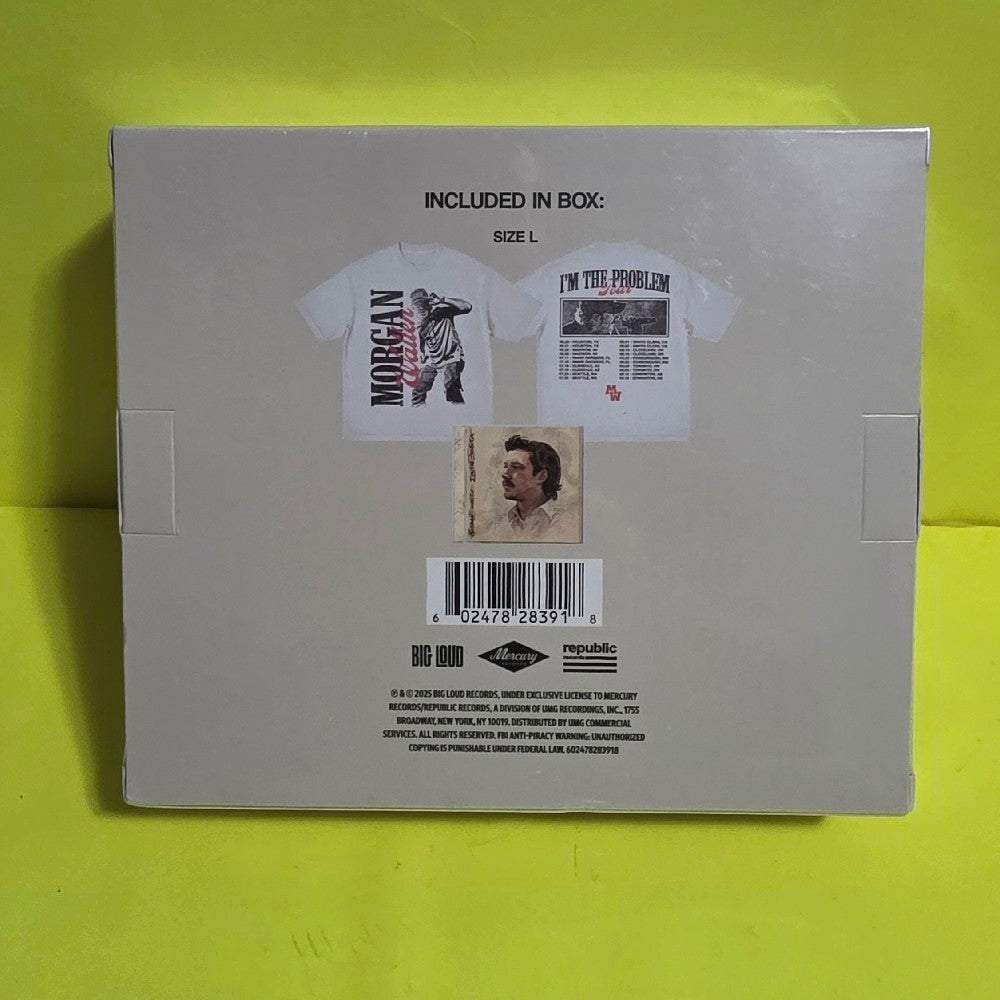Morgan Wallen - Morgan Wallen- I'm The Problem / CD + Tour Tee Size L - 2025 - New - Sealed - CDs Morgan Wallen - Morgan Wallen- I'm The Problem / CD + Tour Tee Size L - 2025 - New - Sealed - CDs