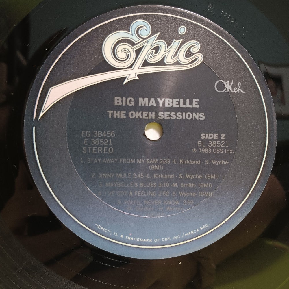 Big Maybelle - The Okeh Sessions - 1983 - EG 38456 - Used - VG++ - Vinyl Big Maybelle - The Okeh Sessions - 1983 - EG 38456 - Used - VG++ - Vinyl