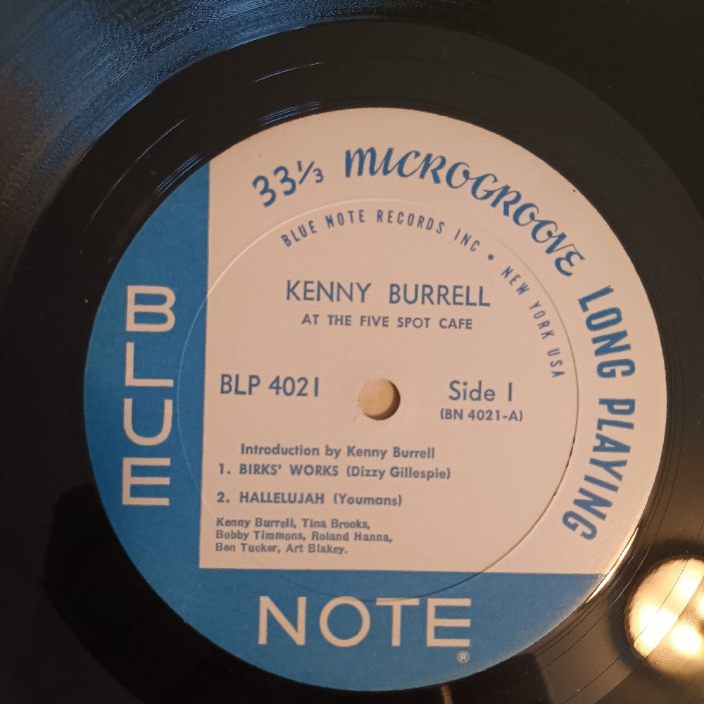 Kenny Burrell with Art Blakey - On View At The Five Spot Cafe / Mono NY USA - 1963 - BLP 4021 - Used - VG++ - Vinyl Kenny Burrell with Art Blakey - On View At The Five Spot Cafe / Mono NY USA - 1963 - BLP 4021 - Used - VG++ - Vinyl