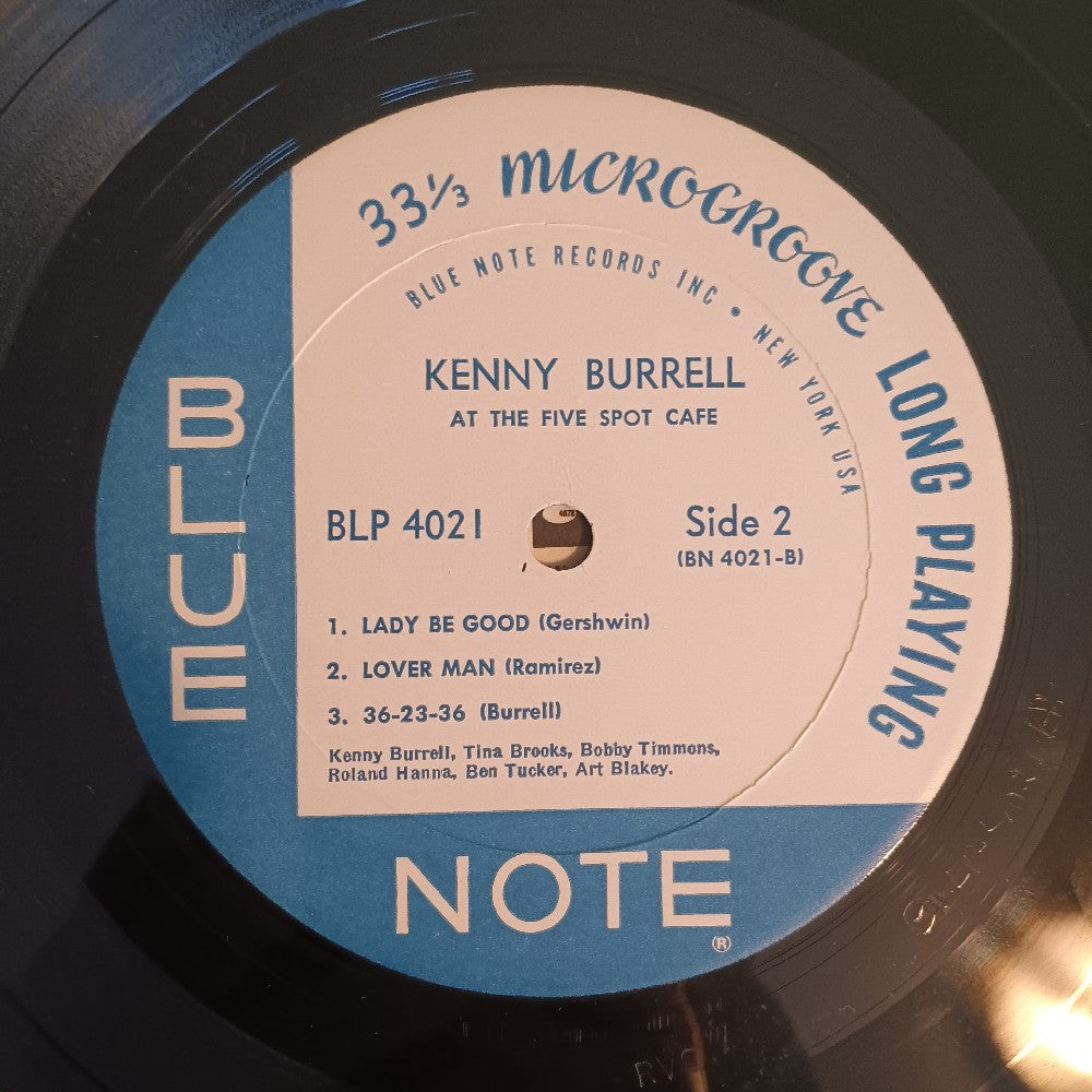 Kenny Burrell with Art Blakey - On View At The Five Spot Cafe / Mono NY USA - 1963 - BLP 4021 - Used - VG++ - Vinyl Kenny Burrell with Art Blakey - On View At The Five Spot Cafe / Mono NY USA - 1963 - BLP 4021 - Used - VG++ - Vinyl