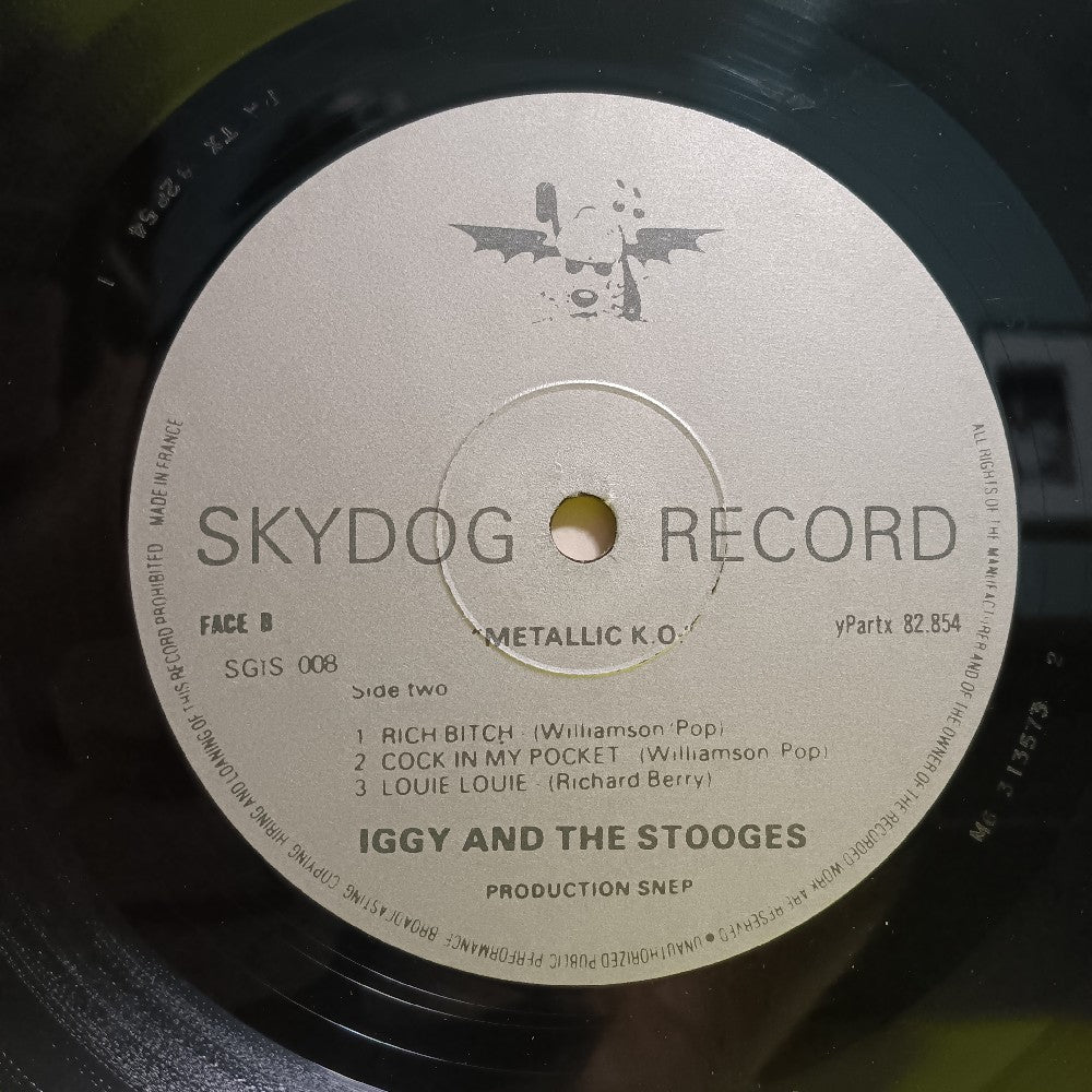 Iggy and the Stooges - Metallic 'KO / France - 1976 - SGIS 008 - Used - VG++ - Vinyl Iggy and the Stooges - Metallic 'KO / France - 1976 - SGIS 008 - Used - VG++ - Vinyl