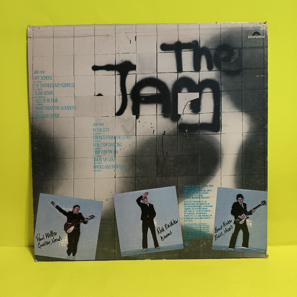 The Jam - In The City - 1977 - PD-1-6110 - Used - VG++ - Vinyl The Jam - In The City - 1977 - PD-1-6110 - Used - VG++ - Vinyl