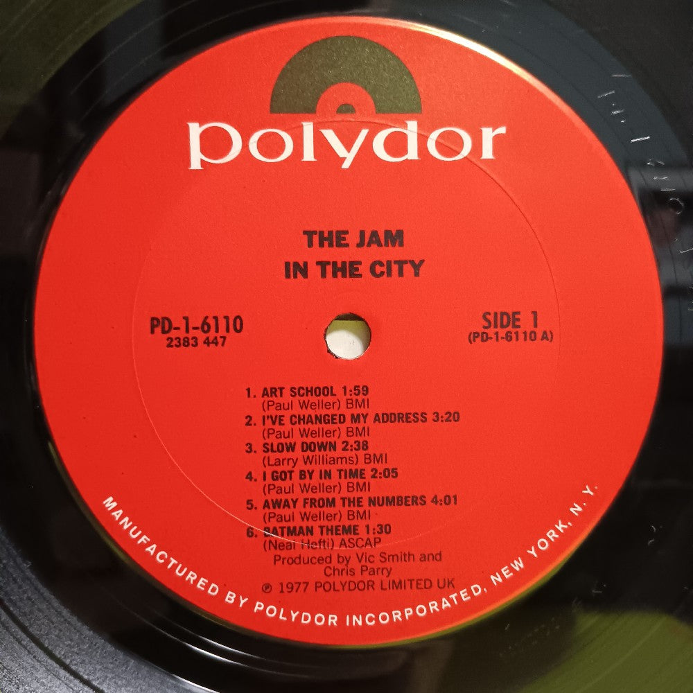 The Jam - In The City - 1977 - PD-1-6110 - Used - VG++ - Vinyl The Jam - In The City - 1977 - PD-1-6110 - Used - VG++ - Vinyl