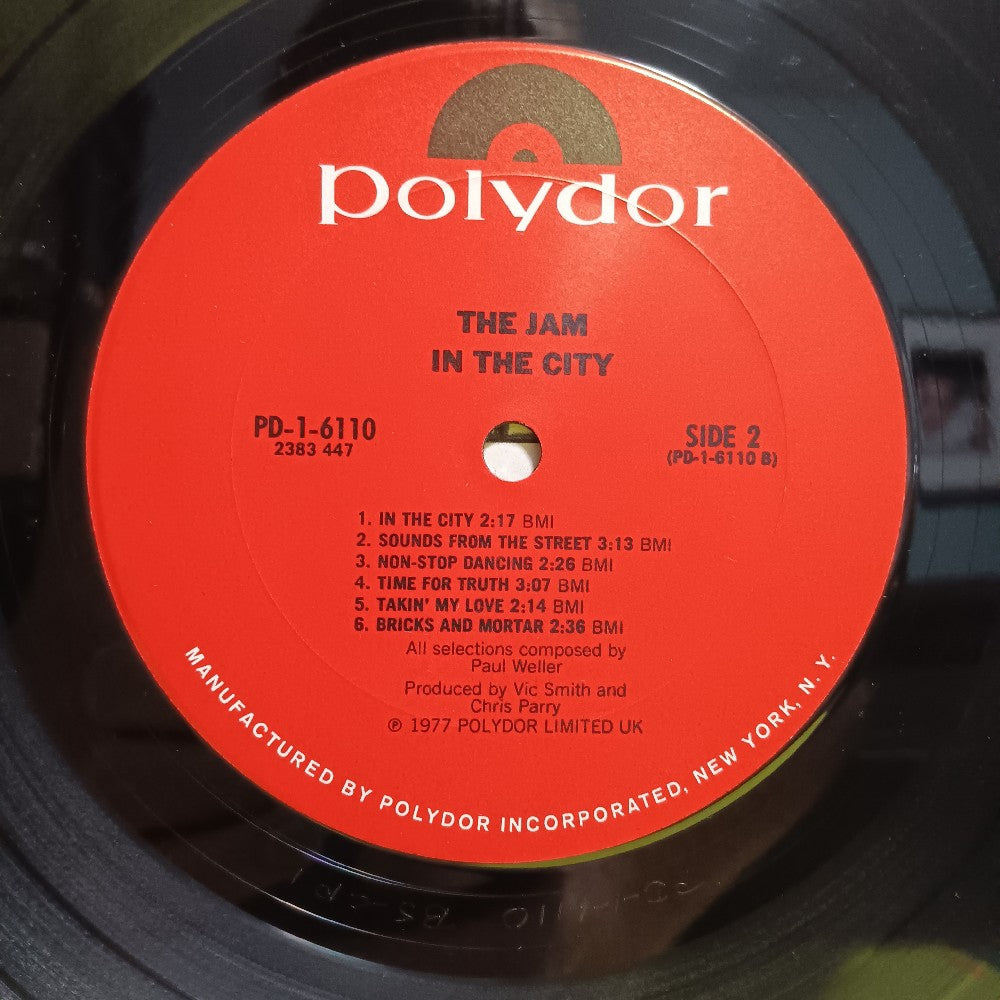 The Jam - In The City - 1977 - PD-1-6110 - Used - VG++ - Vinyl The Jam - In The City - 1977 - PD-1-6110 - Used - VG++ - Vinyl