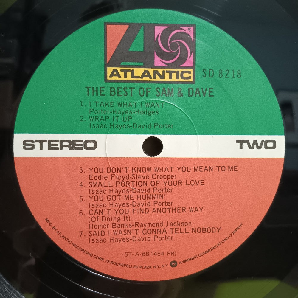 Sam and Dave - The Best of Sam & Dave - 1969 - SD 8218 - Used - VG++ - Vinyl Sam and Dave - The Best of Sam & Dave - 1969 - SD 8218 - Used - VG++ - Vinyl