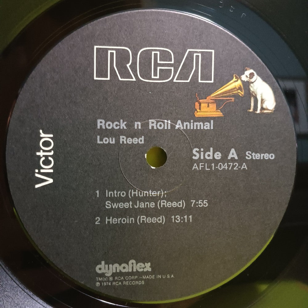 Lou Reed - Rock N Roll Animal - 1977 - AFL1-0472 - Used - VG++ - Vinyl Lou Reed - Rock N Roll Animal - 1977 - AFL1-0472 - Used - VG++ - Vinyl