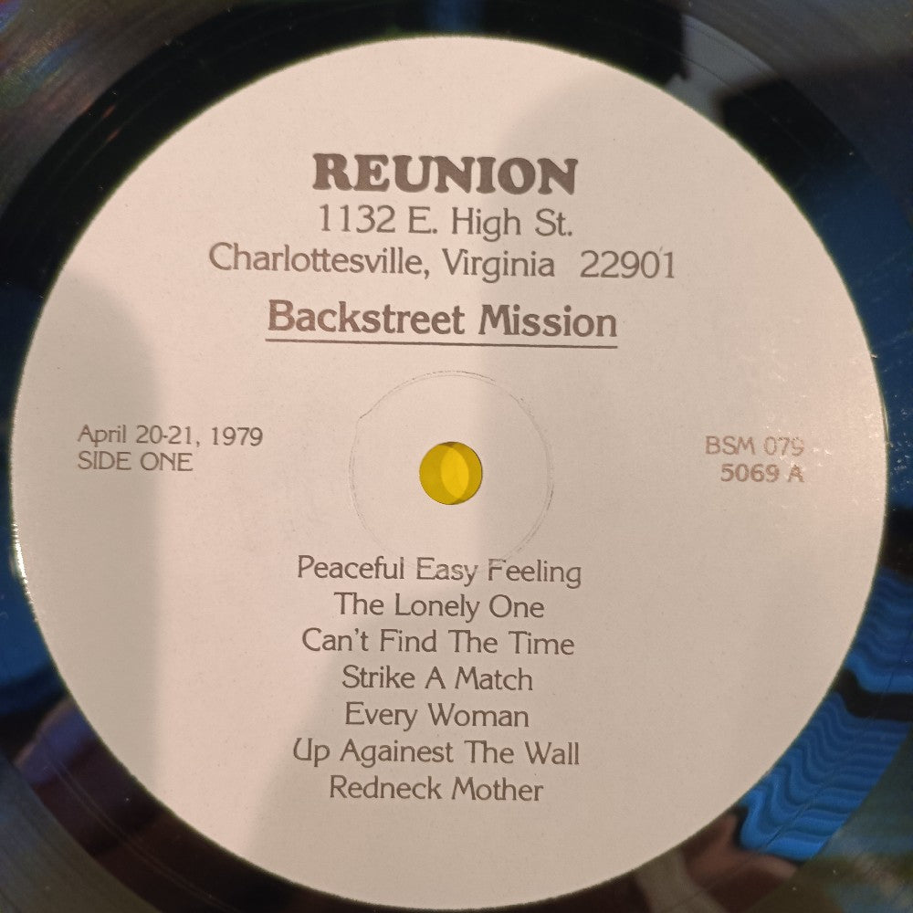 Back Street Mission - Them Was the Days / Cliff Johnson Autographed - 1979 - BSM 079 - Used - VG++ - Vinyl Back Street Mission - Them Was the Days / Cliff Johnson Autographed - 1979 - BSM 079 - Used - VG++ - Vinyl