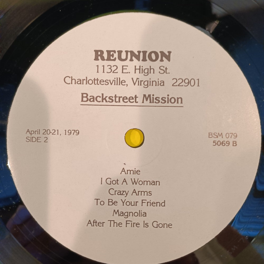 Back Street Mission - Them Was the Days / Cliff Johnson Autographed - 1979 - BSM 079 - Used - VG++ - Vinyl Back Street Mission - Them Was the Days / Cliff Johnson Autographed - 1979 - BSM 079 - Used - VG++ - Vinyl