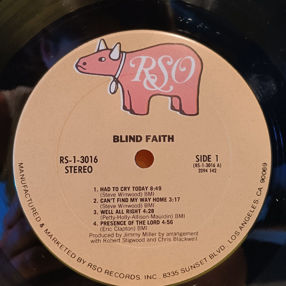 Blind Faith - Blind Faith - 1977 - Rs-1-3016 - Used - VG++ - Vinyl Blind Faith - Blind Faith - 1977 - Rs-1-3016 - Used - VG++ - Vinyl