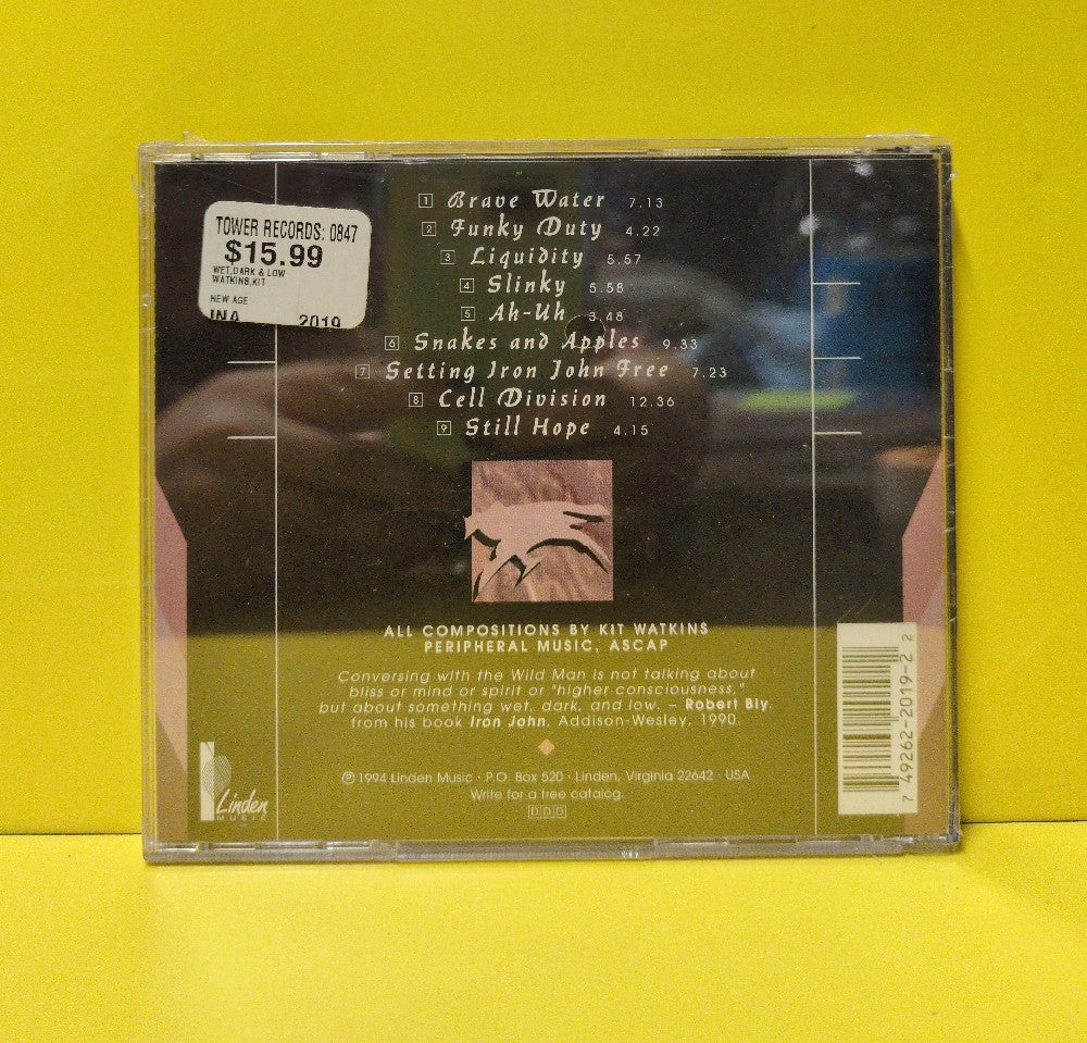 Kit Watkins - Wet, Dark, And Low - 1994 - LM 2019 - New - Sealed - CDs Kit Watkins - Wet, Dark, And Low - 1994 - LM 2019 - New - Sealed - CDs