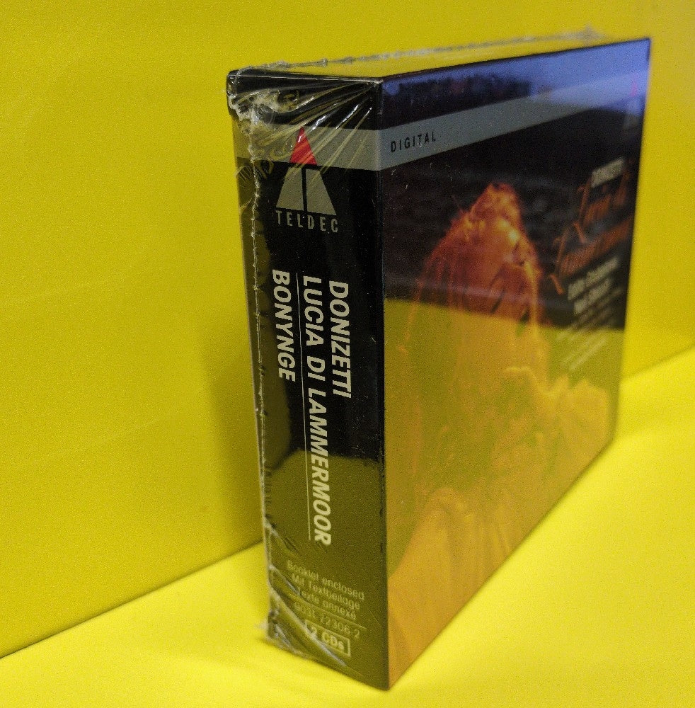 Donizetti - Edita Gruberova • Neil Shicoff • Alexandru Agache • Alastair Miles • Ambrosian Singers* • London Symphony Orchestra • Richard Bonynge - Lucia Di Lammermoor - 1992 - 9031-72306-2 - New - Sealed - CDs - 2xCD Box Set - European Import Donizetti - Edita Gruberova • Neil Shicoff • Alexandru Agache • Alastair Miles • Ambrosian Singers* • London Symphony Orchestra • Richard Bonynge - Lucia Di Lammermoor - 1992 - 9031-72306-2 - New - Sealed - CDs - 2xCD Box Set - European Import