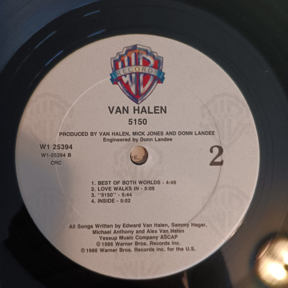 Van Halen - 5150 Club Edition - 1986 - 9 W1-25394 - Used - VG++ - Vinyl Van Halen - 5150 Club Edition - 1986 - 9 W1-25394 - Used - VG++ - Vinyl