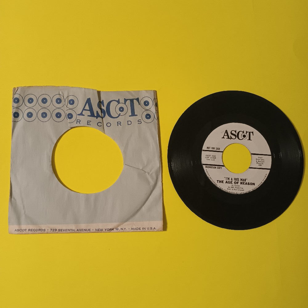The Age Of Reason - (Your Love is Like A) Magnet PROMO Garage Rock 7" - 1967 - Ascot 2230 - Used - VG++ - Vinyl The Age Of Reason - (Your Love is Like A) Magnet PROMO Garage Rock 7" - 1967 - Ascot 2230 - Used - VG++ - Vinyl
