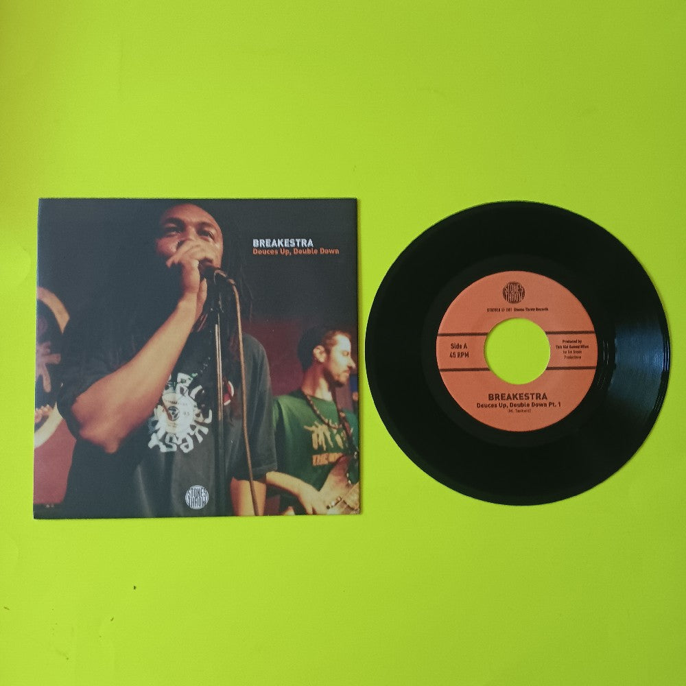 Breakestra - Deuces Up Double Down 7" - 2001 - STH 7018 - Used - VG++ - Vinyl Breakestra - Deuces Up Double Down 7" - 2001 - STH 7018 - Used - VG++ - Vinyl