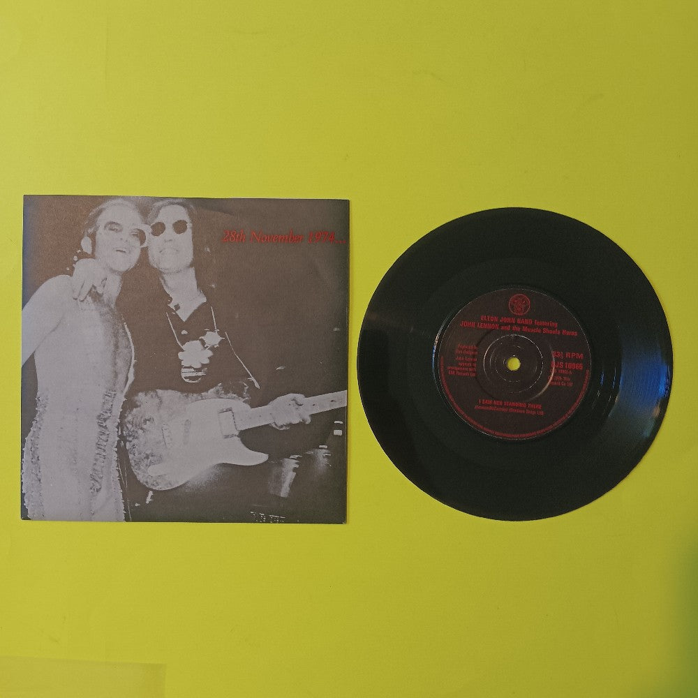 Elton John Band feat. John Lennon - 28th November 1974... UK 7" EP - 1981 - DJS 10965 - Used - VG++ - Vinyl Elton John Band feat. John Lennon - 28th November 1974... UK 7" EP - 1981 - DJS 10965 - Used - VG++ - Vinyl