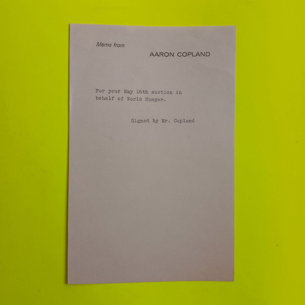 Aaron Copland AUTOGRAPH / London Philharmonic - Billy The Kid Ballet Suite Edition 4 - 1981 - SDBR 3015 - Used - EX - Vinyl Aaron Copland AUTOGRAPH / London Philharmonic - Billy The Kid Ballet Suite Edition 4 - 1981 - SDBR 3015 - Used - EX - Vinyl