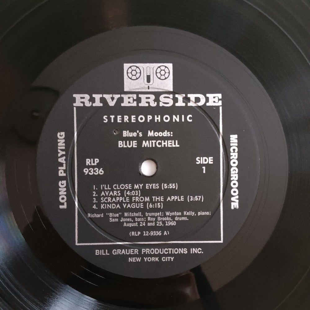 Blue Mitchell - Blue's Moods / OG Stereo - 1960 - RLP 9336 - Used - VG++ - Vinyl Blue Mitchell - Blue's Moods / OG Stereo - 1960 - RLP 9336 - Used - VG++ - Vinyl