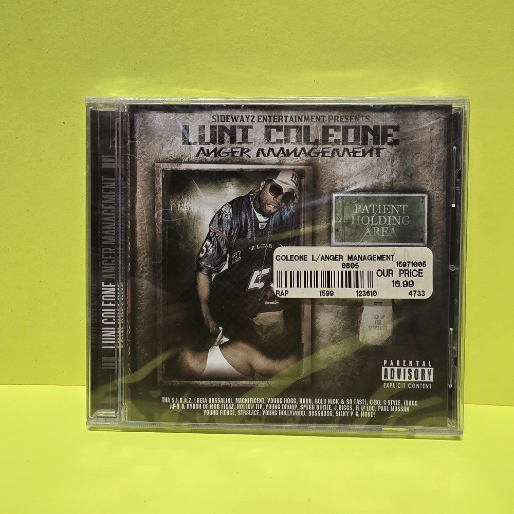 Luni Coleone - Anger Management - 2005 - New - Sealed - CDs Luni Coleone - Anger Management - 2005 - New - Sealed - CDs