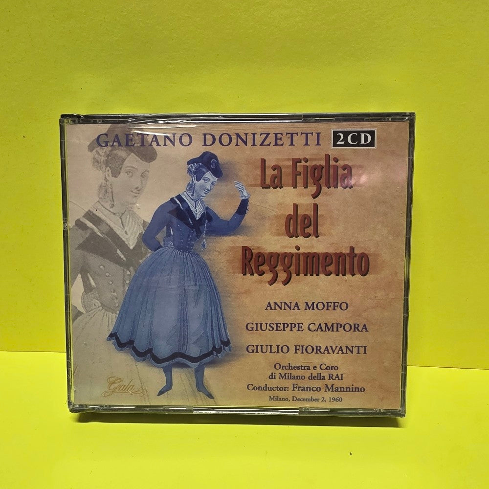 Donizetti,Moffo,Campora, Fioravanti, RAI Milano, Mannino - La Figlia Del Reggimento - 2016 - GL 100.713 - New - Sealed - CDs Donizetti,Moffo,Campora, Fioravanti, RAI Milano, Mannino - La Figlia Del Reggimento - 2016 - GL 100.713 - New - Sealed - CDs