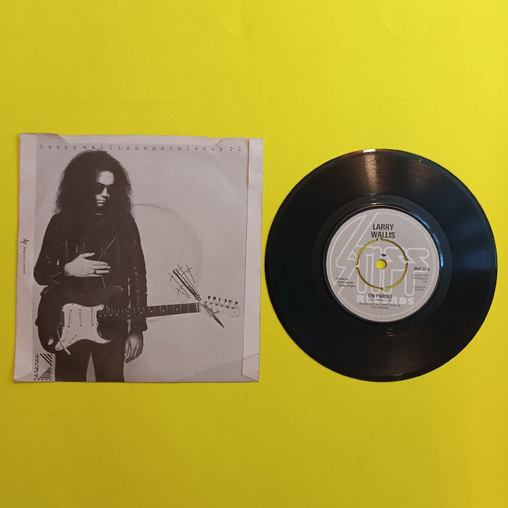Larry Wallis - Police Car / Parole UK 7" - 1977 - Stiff BUY 22 - Used - VG++ - Vinyl Larry Wallis - Police Car / Parole UK 7" - 1977 - Stiff BUY 22 - Used - VG++ - Vinyl
