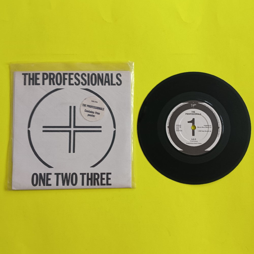 The Professionals - One Two Three 7" Poster Sleeve - 1980 - VS 376 - Used - VG+ - Vinyl The Professionals - One Two Three 7" Poster Sleeve - 1980 - VS 376 - Used - VG+ - Vinyl